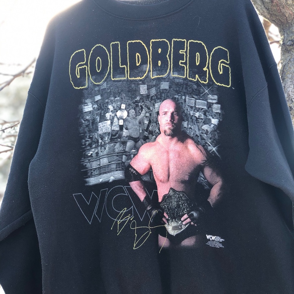 Vintage WCW Goldberb wrestling crewneck